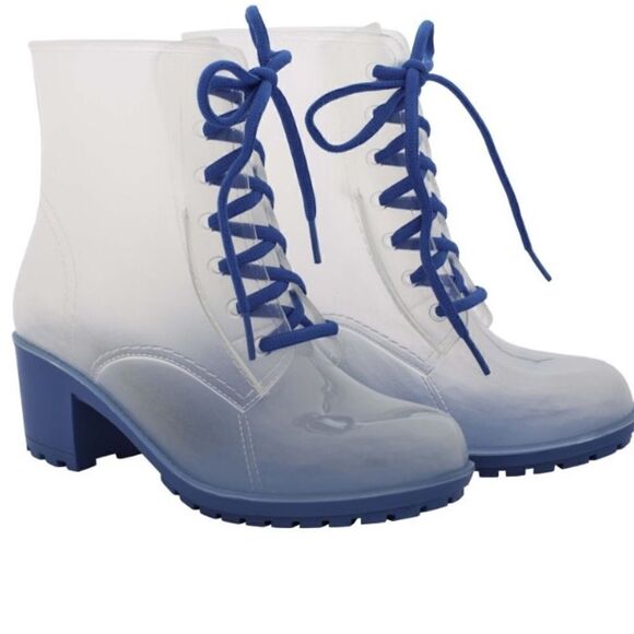 Jelly Jolly London Shoes - Daisy boots - Blue Sole
